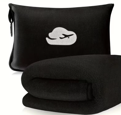 Jet Candy Travel clever pillow with blanket