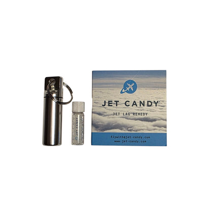 Jet Candy jet lag remedy alloy pill holder